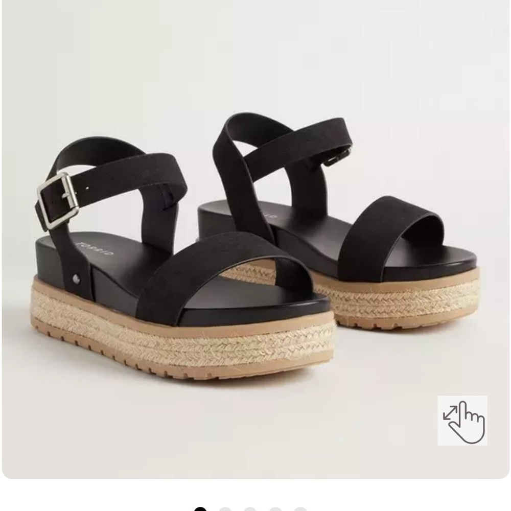 Black Platform Sandals